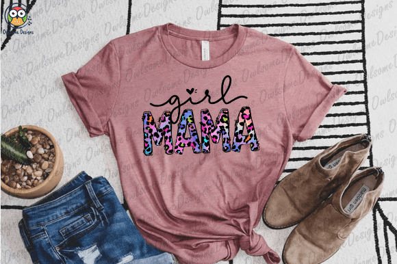 Mama girl t-shirt design