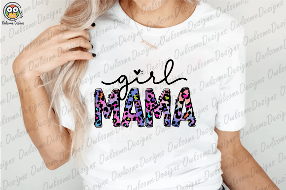 Mama girl t-shirt design