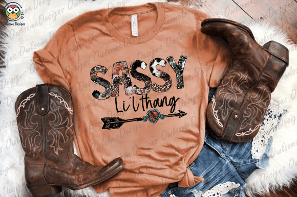 Sassy lil thang t-shirt design