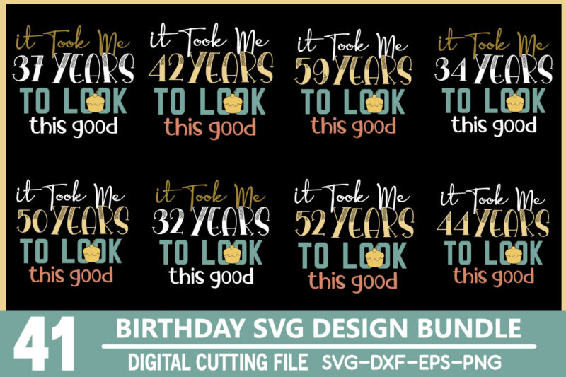 Birthday svg bundle t shirt template