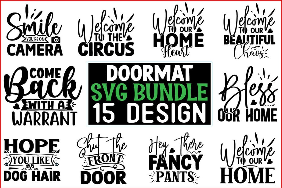 Doormat SVG T shirt Design bundle - Buy t-shirt designs