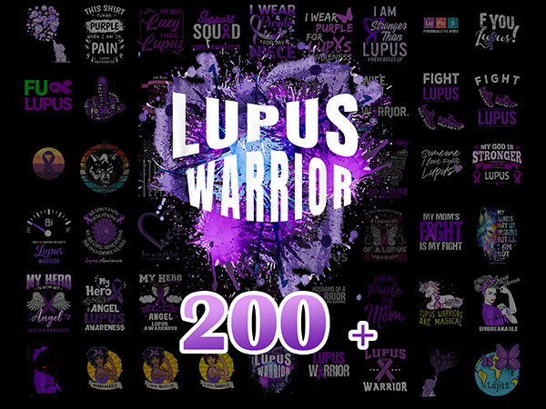 200+ bundle lupus awareness png, lupus digital png, warrio lupus awareness png, in may we wear purple sublimation png, digital download