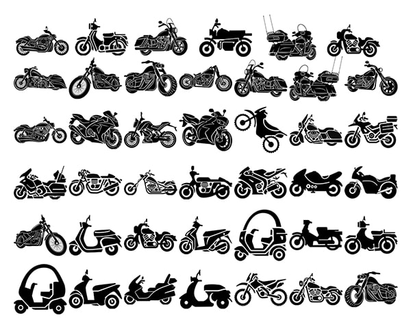 Design Motorcycle Svg Bundle Motorbike Svg Chopper Svg Cruiser Svg Harley PNG Files for Cricut Vector For Silhouette SVG Instant Digital Download. PNG