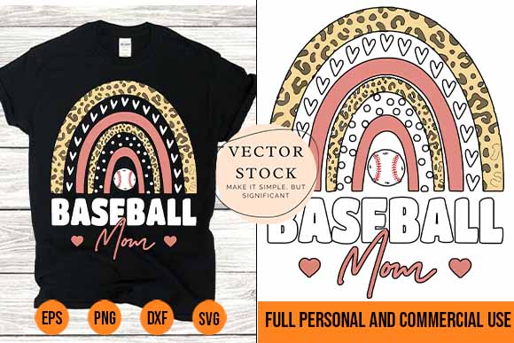 Baseball mom tshirt design sublimation vector svg png best new 2022