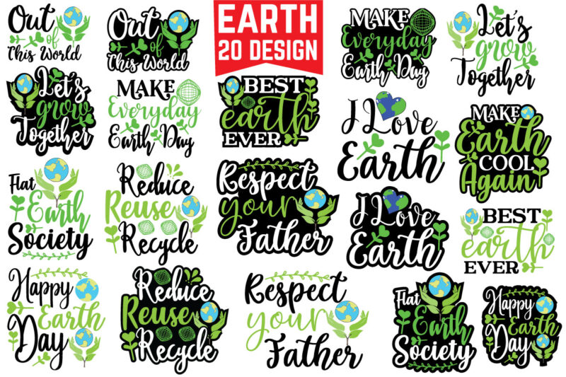 Earth SVG Bundle