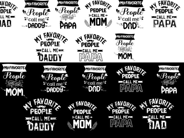 Father’s day bundle t shirt graphic design