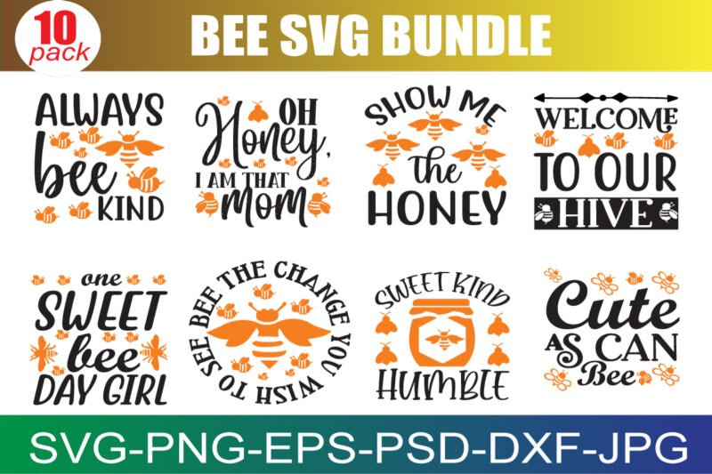 Bee SVG Bundle, Bee Kind Svg, Bee Happpy Svg, Bee Svg, Bee Sayings Svg, Bee Trails Svg, Bee Quote Svg, Bee Wreath Svg, Cut Files for Cricut