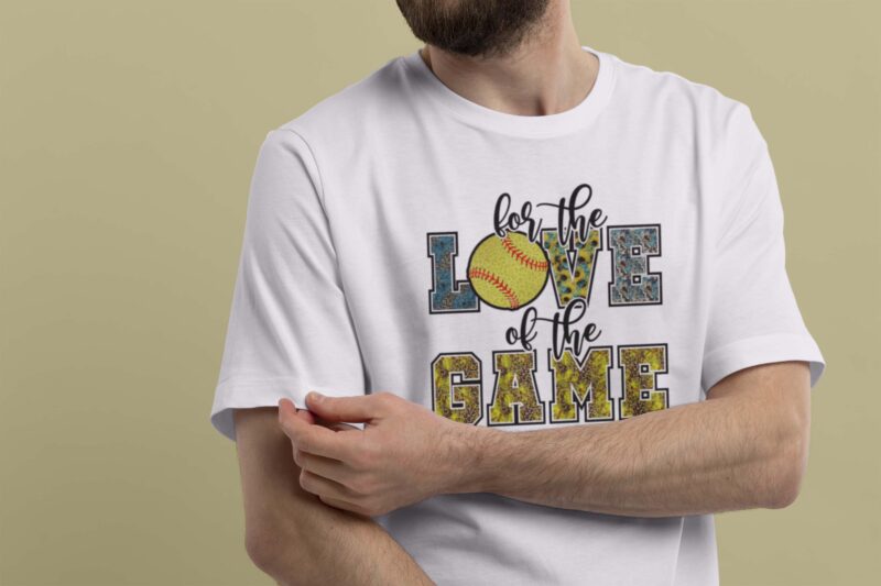 For The Love Of The Game Tshirt Design