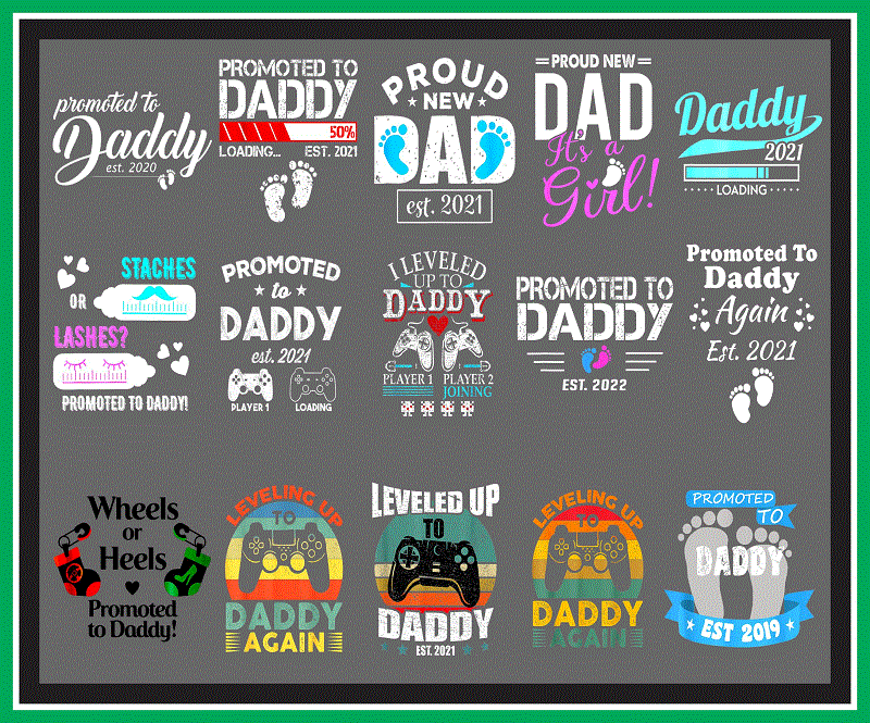 79+ Promoted To Daddy PNG File For Sublimation, Sublimate Designs, Vintage Daddy Design, Levelup To Daddy, png Download, Digital 1000036203