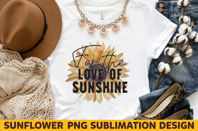 Sunflower PNG Sublimation Bundle