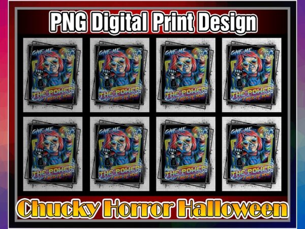 Chucky horror halloween png, chucky horror halloween t-shirt, horror halloween, png digital print design, sublimation digital black 1042881555