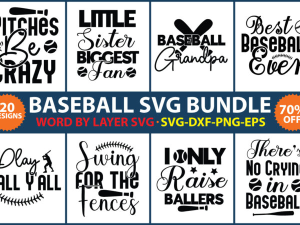 Baseball SVG T Shirt Designs Bundle - MasterBundles