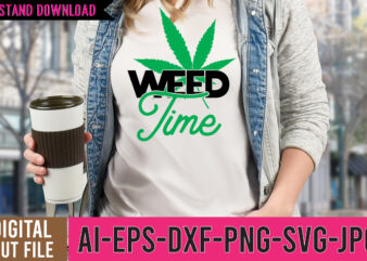 Weed Time SVG Design