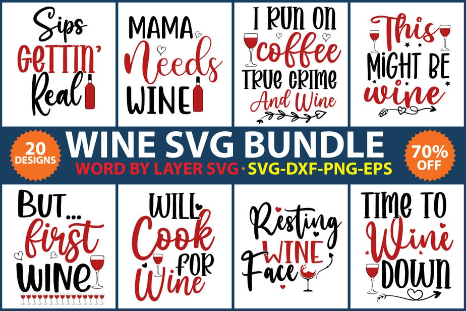 Wine Bundle SVG, Wine Svg, Wine Lovers, Wine Decal, Wine Sayings, Wine ...