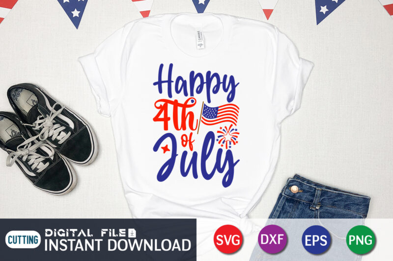 4th of July SVG Bundle, July 4th SVG, Fourth of July svg, America svg, USA Flag svg, Patriotic, Independence Day Shirt, Cut File Cricut, 4th of july shirt print template