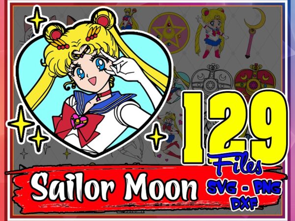 129 designs sailor moon svg bunde, sailor moon svg png dxf, sailor moon svg cut fies, sailor moon cipart, musicartstore digital download 1012450543