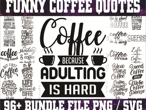 Coffee lover svg bundle, funny coffee quotes svg, caffeine queen svg, coffee obsessed mug design, cut file for cricut, silhouette, png, dxf cb766035648