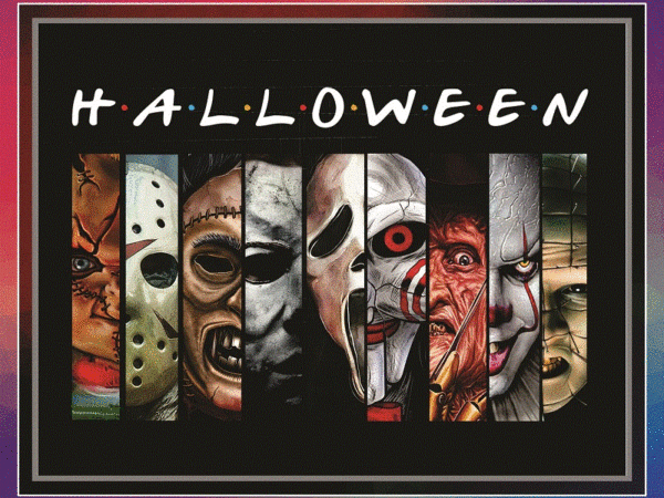 Halloween Horror Characters PNG, Horror Movies, Happy Halloween