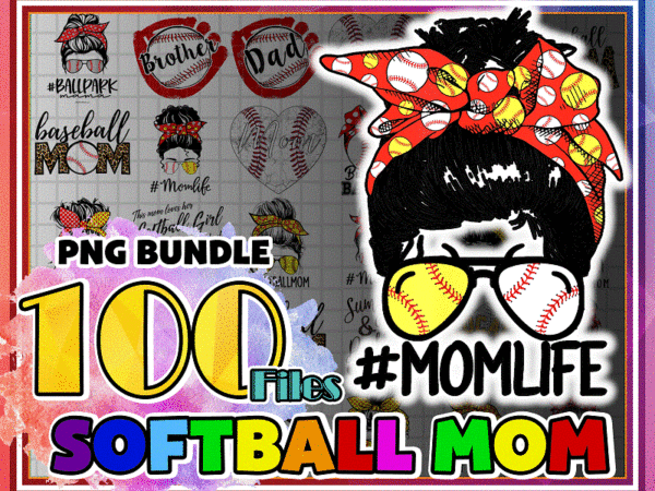 Combo 100 softball mom png bundle, sports png, hand drawn png, softball mama, digital artwork, sublimation design, digital download 996336514