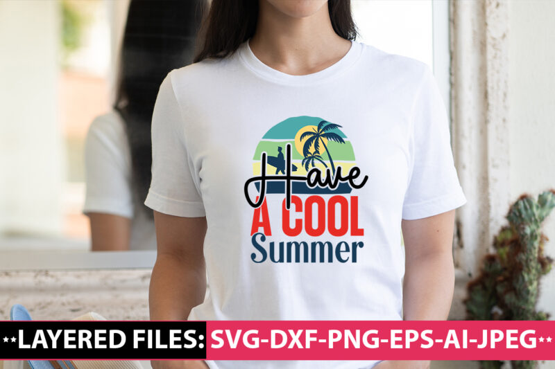 Summer t-shirt design Bundle, Summer vector t-shirt design, Summer SVG Bundle, Hello Summer Svg, Summer SVG Bundle, Summer Svg, Beach Svg, Summer Design for Shirts, Summertime Svg,Summer Bundle SVG, Beach