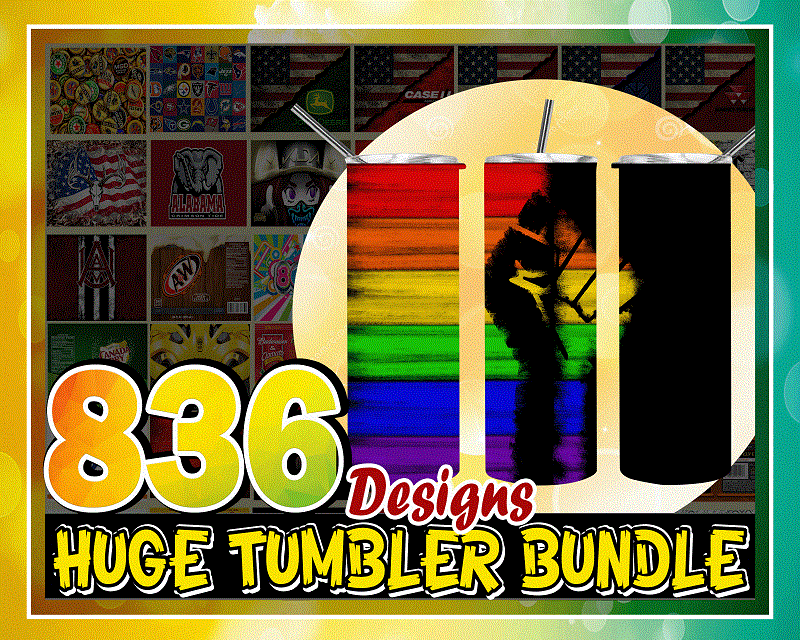 836-Huge Tumber Bundle 20oz Skinny Straight & Tapered Bundle, Bundle Template for Sublimation, Full Tumbler, PNG Digital Download 1000796046