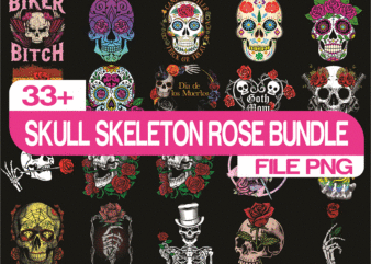 35+ Skull Skeleton Rose PNG Bundle , FLower Skull png, ROSE png Floral Skull Clip Art, Skull Mom Life png, Skeleton, PNG For Sublimation 1020974926