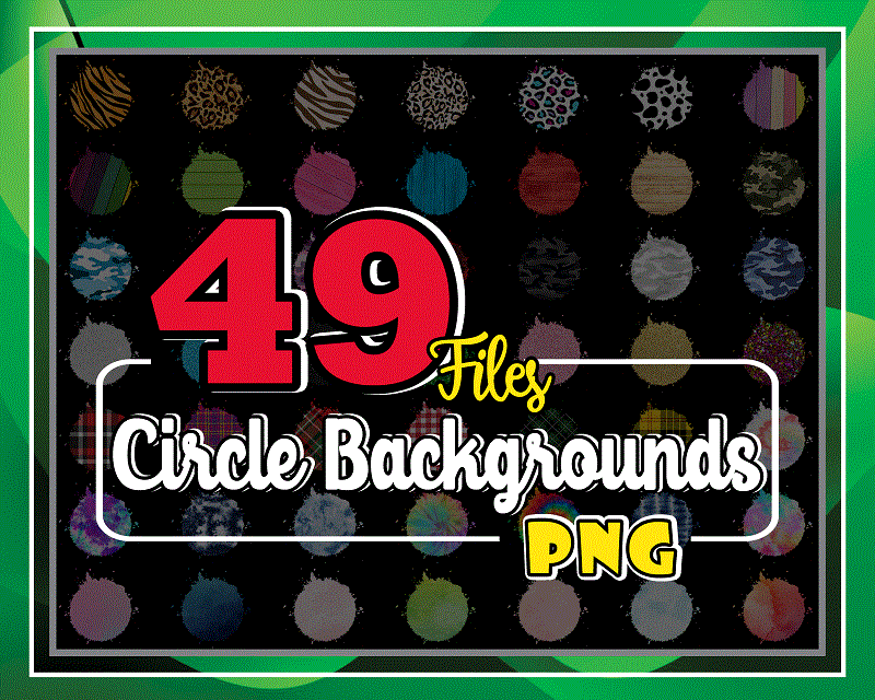 Bundle 49 Huge Circle Background PNG, Circle Background Clipart, Colorful Background, Huge Round Set, Wood Watercolor, Digital Download 896132478