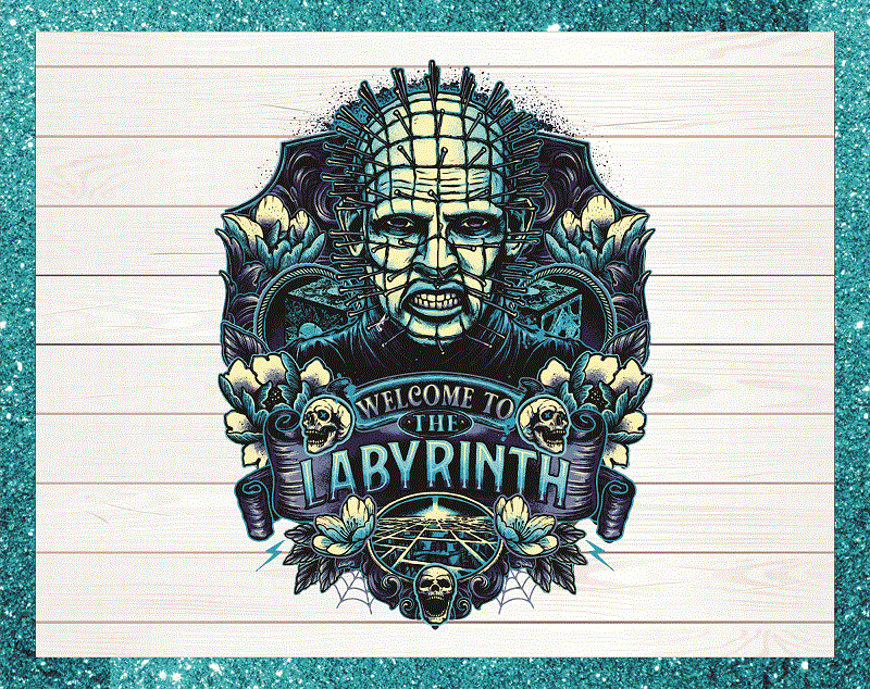 Welcome To The Labyrinth Png, Horror Character Png, Horror Art Png, Horror Pinhead Png, PNG Printable, Instant Download, Digital File 1041191885