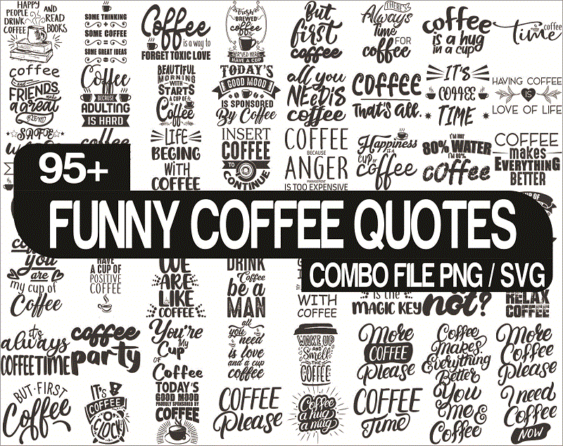 Coffee Quote Svg | Brew Crew Mug Design