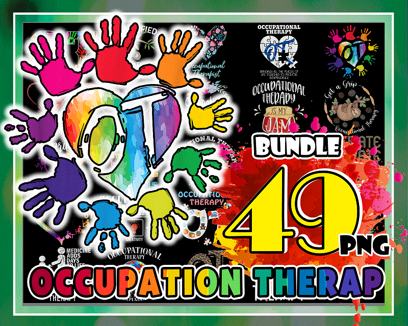 Bundle 49 Occupational Therapist Month Png, Occupational Therapy Assistant, Gift for OT month PNG, OT Therapist Gift Png, Digital Download 995538925