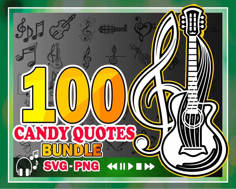 Bundle 100 Music Quotes SVG/PNG, Music Svg, Music Svg Bundle, Music PNG bundle, Music Sayings Svg, Music Png, Instant Download 1031586165