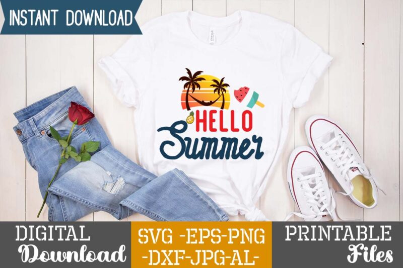 Hello Summer svg vector for t-shirt DESIGN,adventure svg awesome camping t-shirt baby camping t shirt big camping bundle svg boden camping t shirt cameo camp life svg camp lovers gift