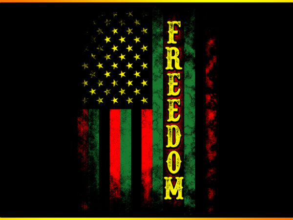 Freedom day t shirt graphic design