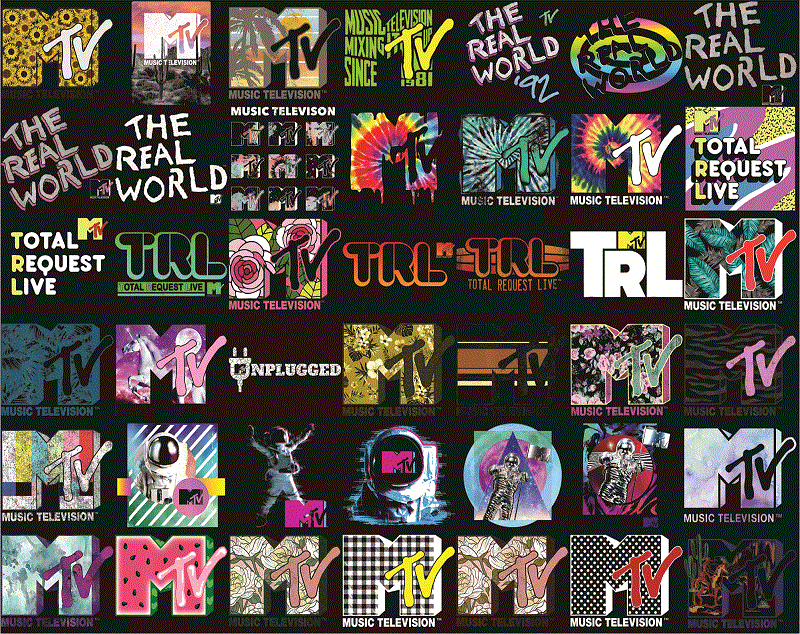 MTV PNG Bundle, Mtv spring, Mtv Old School , Mtv logo set , mtv leopard, Mtv Old School , Mtv logo set, Digital Download 1008421216