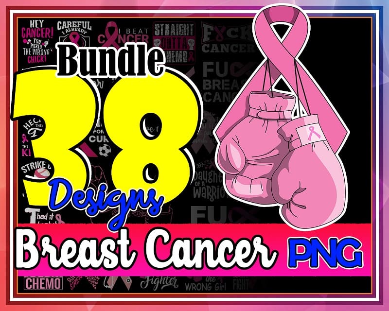 Bundle 38 designs Breast cancer PNG, Warrior Black Queen png, Pink Butterfly png, Cancer Ribbon png, Strong Woman 958620531