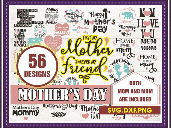 Combo 56 designs mothers day png bundle, mom svg file, mom svg bundle, mom shirt design, mom shirts png, mom funny quote, instant download 954727180