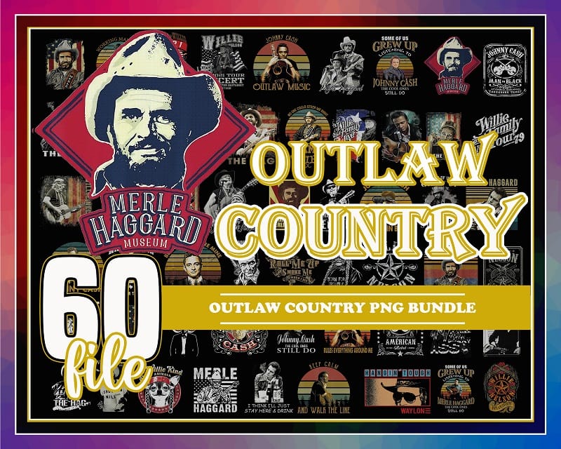 60 File Outlaw Country Png Bundle, Cash Willie Hank Waylon Merle Png, Country Legends, Country Concert, Country Girl, Country Music Png 964118104