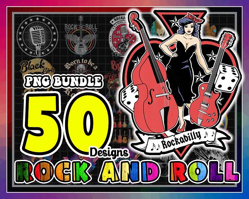 Bundle 50 Designs Rock and Roll PNG, Rock Band Png, Rock Png, Rock N Roll png, Rock star png, Rock On Png, Black rock PNG, Digital Download 911339476