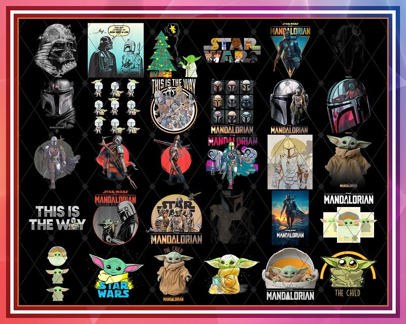 46 Designs Star Wars Bundle Png, Baby Yoda Png, Mandalorian Png, Boba Fett, Baby Yoda Christmas Png,Star Wars Digital Paper,Digital Download 906354128