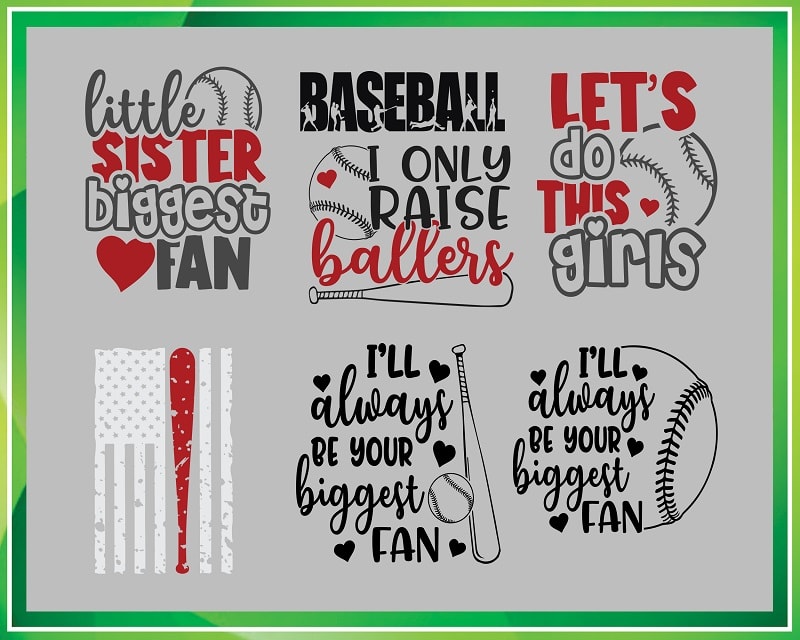 Baseball bundle SVG, Baseball Junkie Svg, Love Baseball, Baseball Fan Svg, Baseball Mom SVG, It’s a Baseball Kinda Day, Printable Baseball 707852096