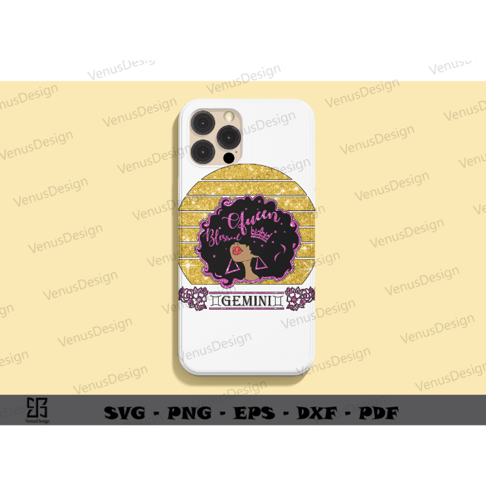 Best gift for Gemini girl Sublimation Design, Black Magic Girl Art Png Files, Melanin Queen Birthday Cameo Htv Prints, Black Woman Clipart Png Design