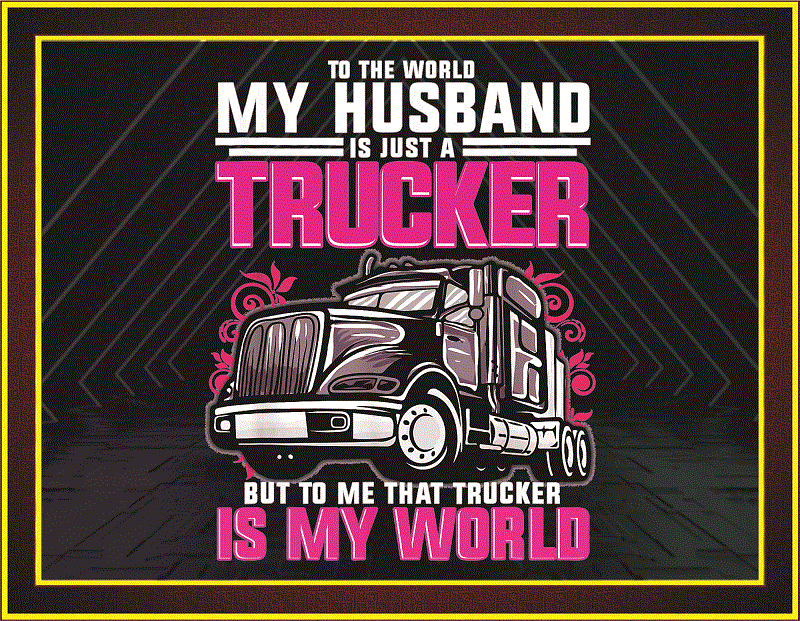 Being A Trucker Truck Driver Cool Driver Gift Poster