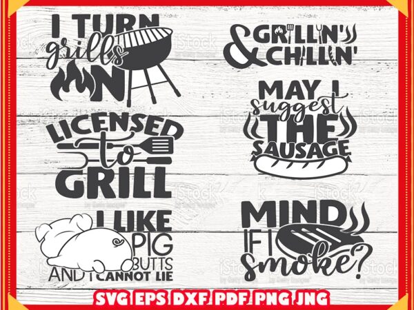 25 barbecue quotes svg bundle, barbecue cut file, bbq master clipart, dad’s bbq vector, daddy’s grill, commercial use, instant download 815251753