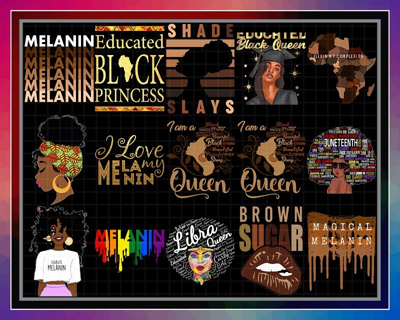 Combo 50 Melanin Bundle PNG files, BAE Black And Educated Afro, Black Girl Graduation 2020 digital, Black Nurse Magic, Curly Coily Curvy png 879820174