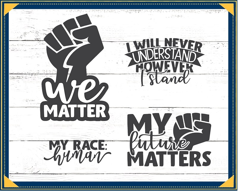 Black Lives Matter Bundle, Our Future Matters Cut File, My Life Matters, We Matter Clipart, Funny quotes, Commercial Use, Instant Download 823855941