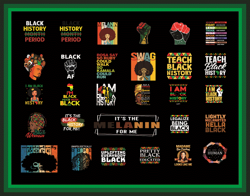 Bundle 100+ Blakck History png, I am Black History png, Black History Month PNG, Black Pride png, Afro Women png, Sublimation Digital 936211778