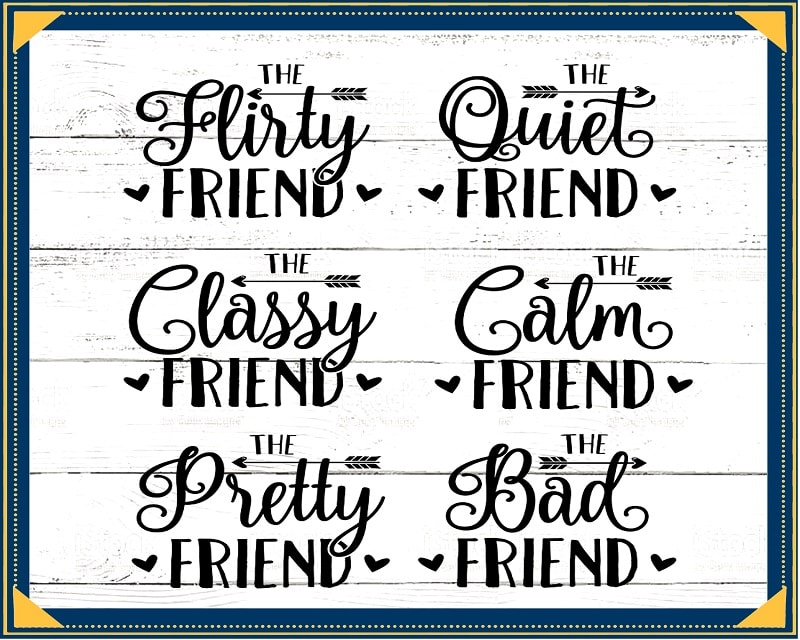 20+ Friends Matching Bundle SVG, Friends Svg Bundle, Responsible Friend, Funny Friend, Clever Friend, Friends Matching Quotes, Cut Files 859899630