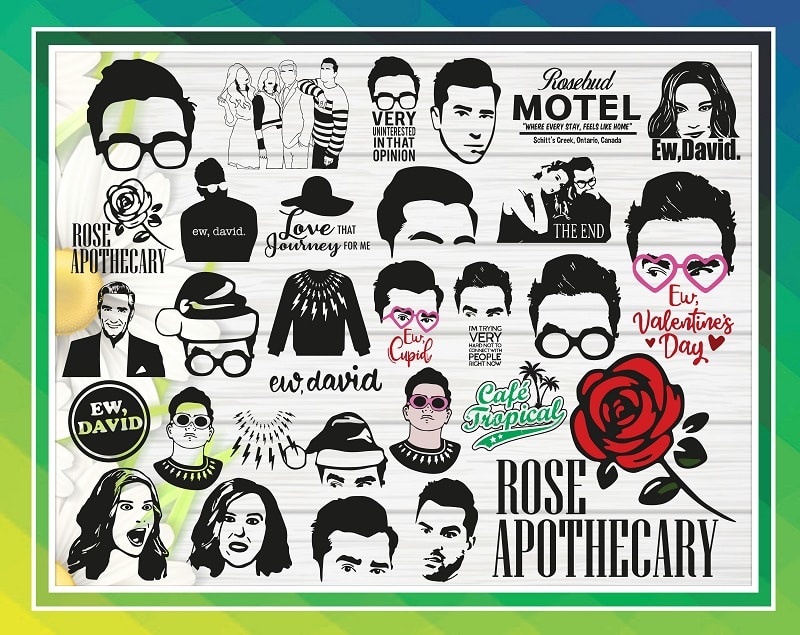 150+ Designs Schitt’s Creek Svg Mega Bundle, David Rose Svg, Ew Covid Quotes svg, Rose Apothecary svg, Schitts Creek svg cut files Digital 970694762