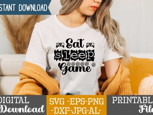 Eat sleep game,eat sleep cheer repeat svg, t-shirt, t shirt design, design, eat sleep game repeat svg, gamer svg, game controller svg, gamer shirt svg, funny gaming quotes, eat sleep