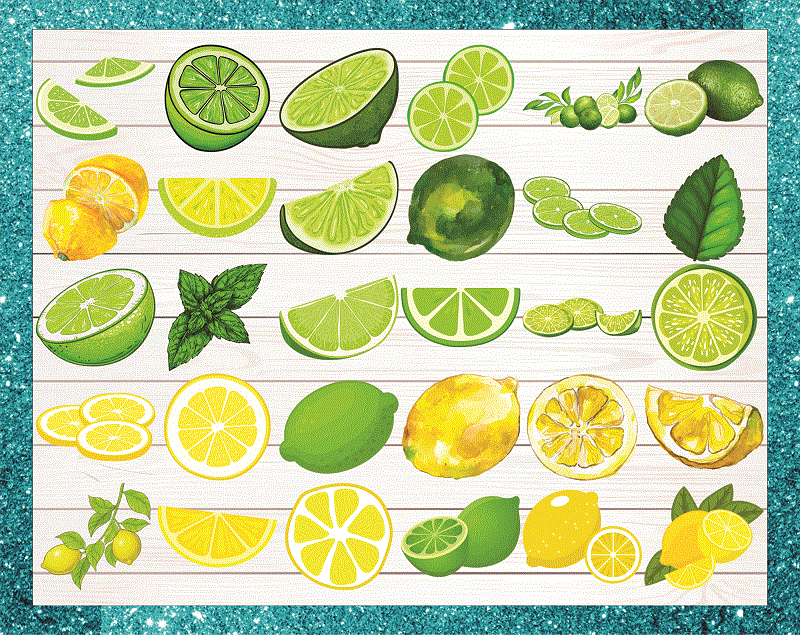 Bundle 47 Lemons & Limes Png Designs, Yellow Lemon, Green Lemon png, Summer Drinks png, Lemon Clipart, Bundle Plus 1 Free png File Digital 1034132233